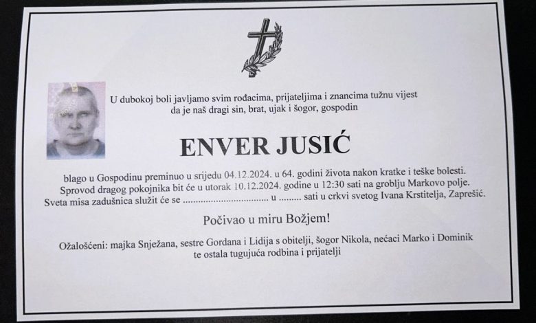 Enver Jusic 1961 2024